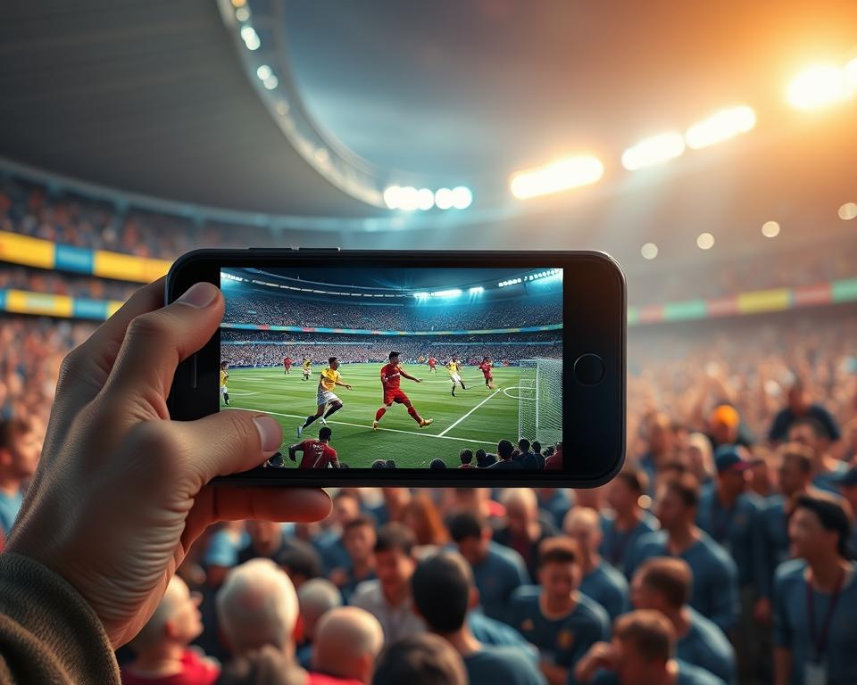 visualizar futebol móvel